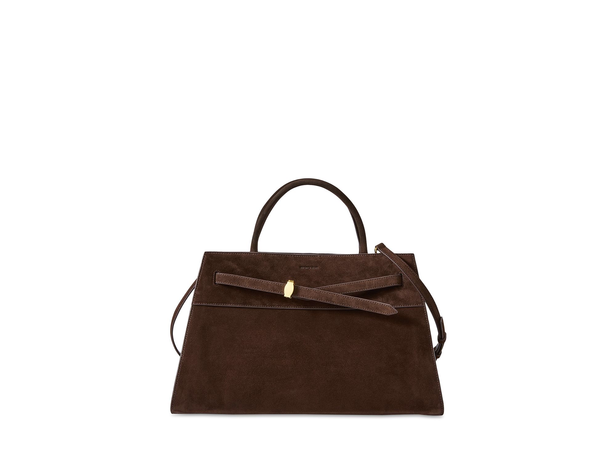 Large Suede Dash Bag - Image 1