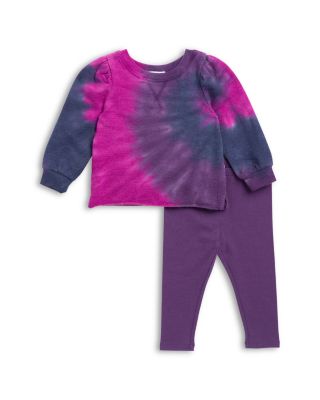Girls' Disco Tie-Dyed Sweatshirt & Leggings Set - Baby