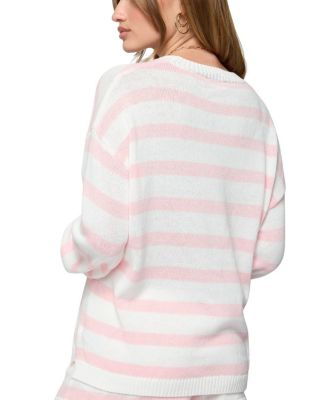 Amaris Oversized Striped Knit Sweater
