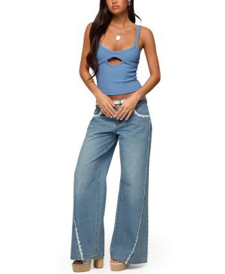 Karin Cut Out Ribbed Tank Top