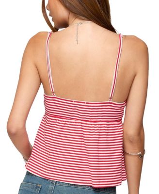 Orietta Striped Babydoll Top
