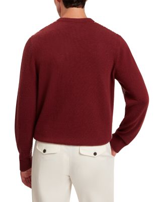 Frankez Textured Crewneck Sweater