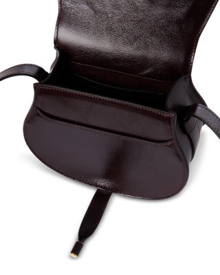 Marcie Small Leather Saddle Bag