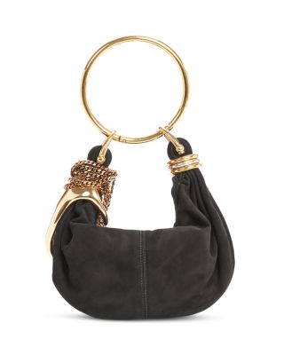 Mini Suede Bracelet Hobo Bag 