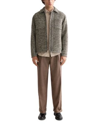 Multicolored Tweed Shirt Jacket