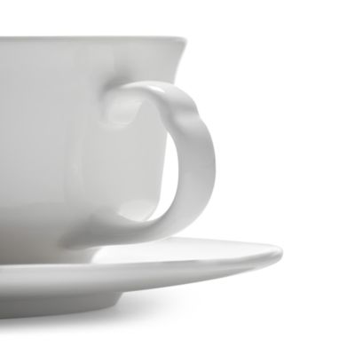 Silhouette White Coffee Cup