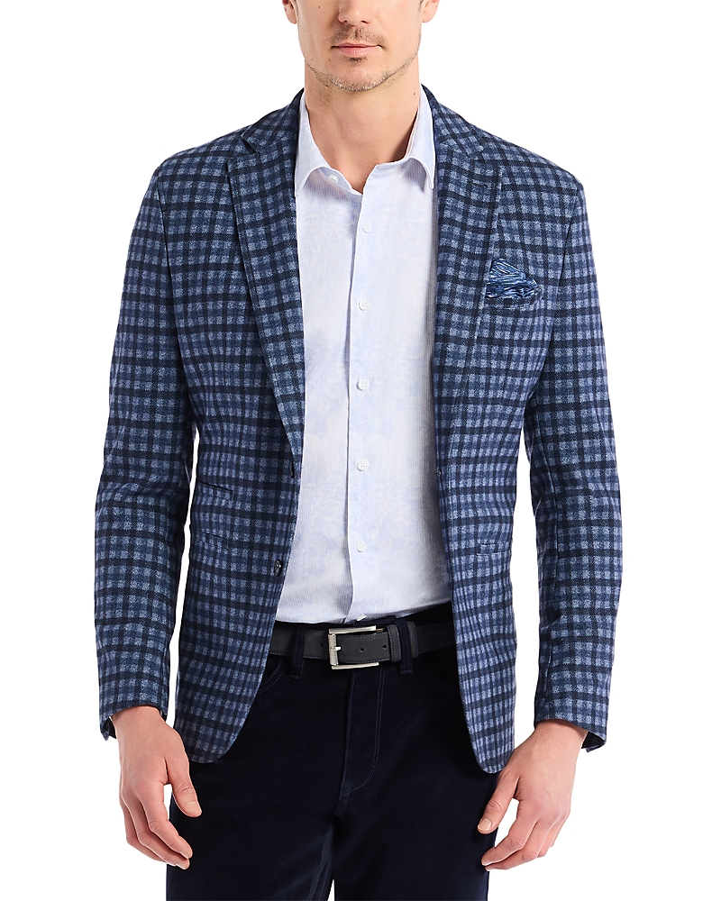 Robert Graham Marvin Check Brushed Knit Sport Coat In Multi