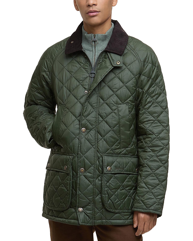 Barbour Essential Bedale Quilted Jacket In Green