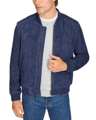 Suede Bomber Jacket