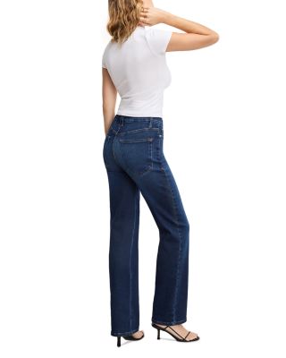 Soft Tech Good True High Rise Straight Jeans in Indigo572