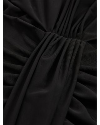 Petite Daniella Sleeveless Ruched Maxi Dress