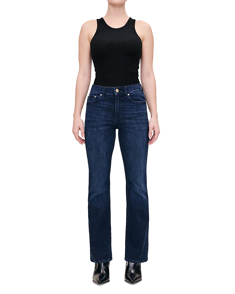 Dl1961 Bridget Boot High Rise Instasculpt Cordurory Jeans In Mediterranean In Blue