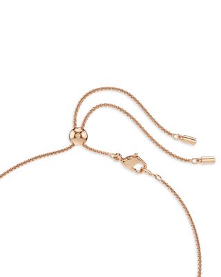 Constella Pav&eacute; Crystal Link & Faux Pearl Pendant Necklace, 14.87"-18.87"