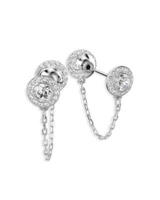 Una Crystal Angelic Front To Back Drop Earrings