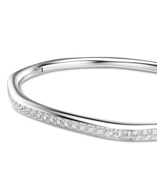 Dextera Pav&eacute; Crystal Geometric Bangle Bracelet