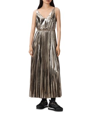 Spark 2-In-1 Pleated Maxi Dress