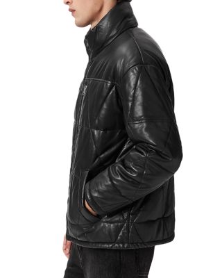 Brockwell Leather Puffer Jacket