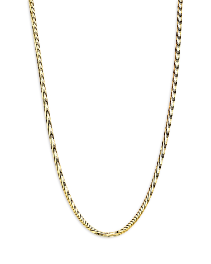 Bloomingdale's Fine Collection Cobra Link Chain Necklace In 14k Yellow Gold, 17.5 In Gold