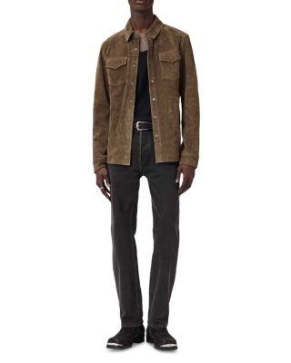 Sully Suede Regular Fit Button Down Shirt