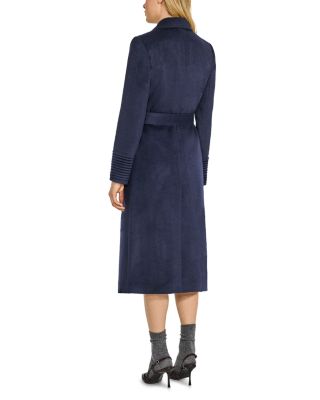 Long Notch Collar Wrap Coat