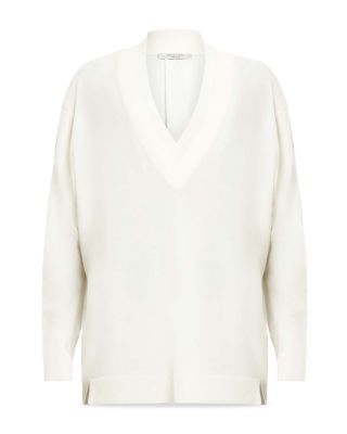 Bern Paneled V Neck Sweater