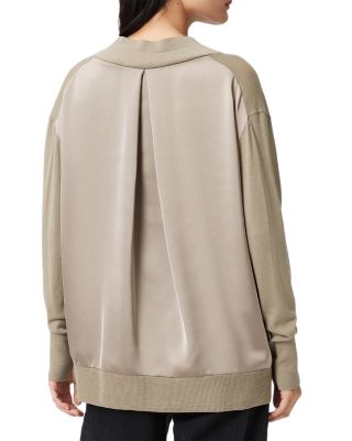 Bern Paneled V Neck Sweater