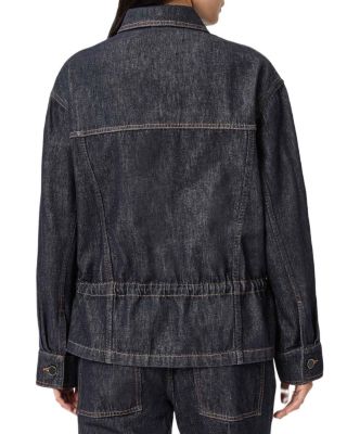 Denby Peplum Trucker Jacket 