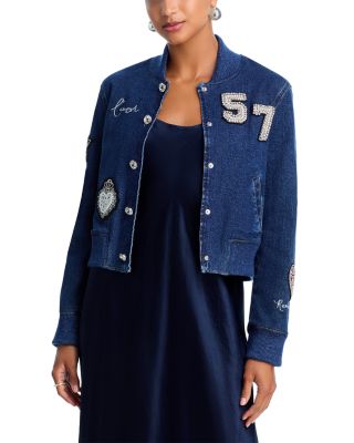 Varsity Denim Dominique Jacket