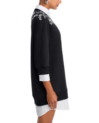 Justina Sweater Overlay Dress