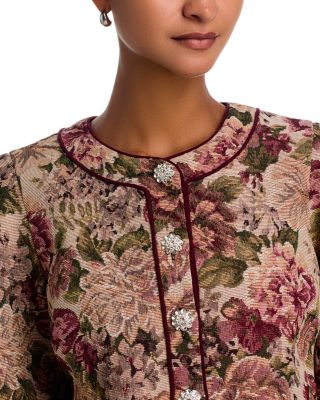 Tapestry Puff Sleeve Jacket - Exclusive 