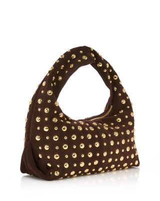 Slouchy Hobo Suede Shoulder Bag - Exclusive