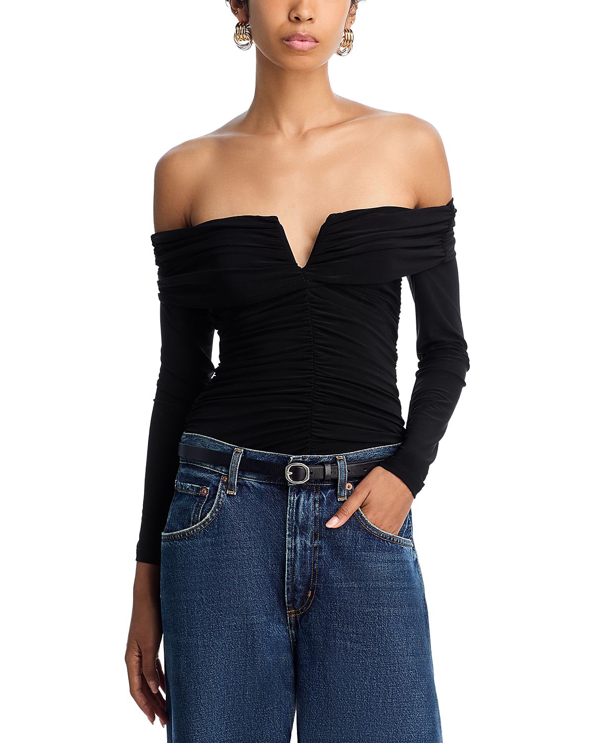 Aqua Matte Jersey Top - Exclusive