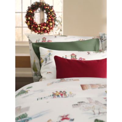 Santa in NY Duvet Cover, Queen