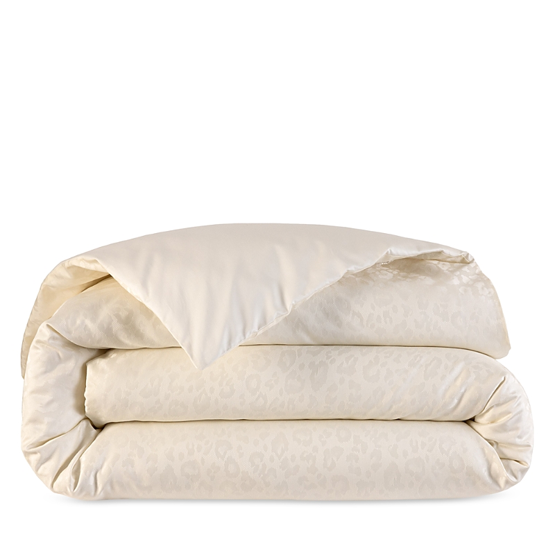 Yves Delorme Leopard Duvet Cover, King In Neutral