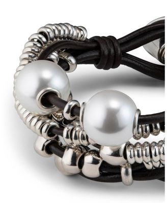 Smooth Leather Loop Bracelet