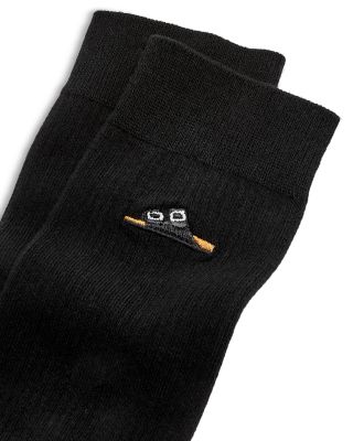 Ribbed Crew Socks