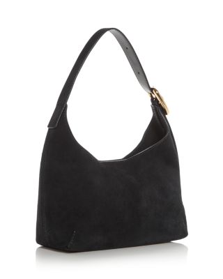 Puff Suede Shoulder Bag