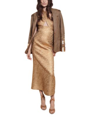 Jacquard Long Dress