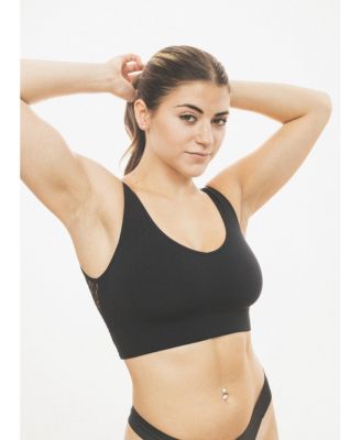 Soft Reversible V Crop Top Bralette