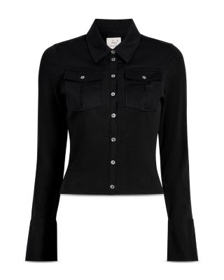 Lyric Long Sleeve Poplin Top