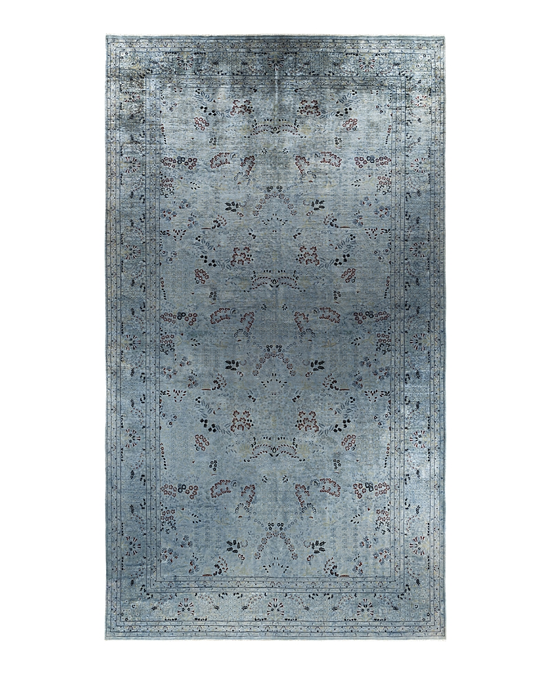 Bloomingdale's Fine Vibrance M1159 Area Rug, 9'1x16'7 In Gray