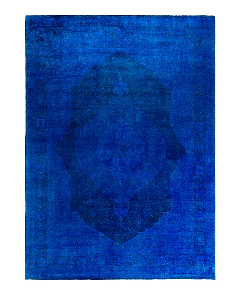 Bloomingdale's Fine Vibrance M1442 Area Rug, 9'1x12'6 In Blue