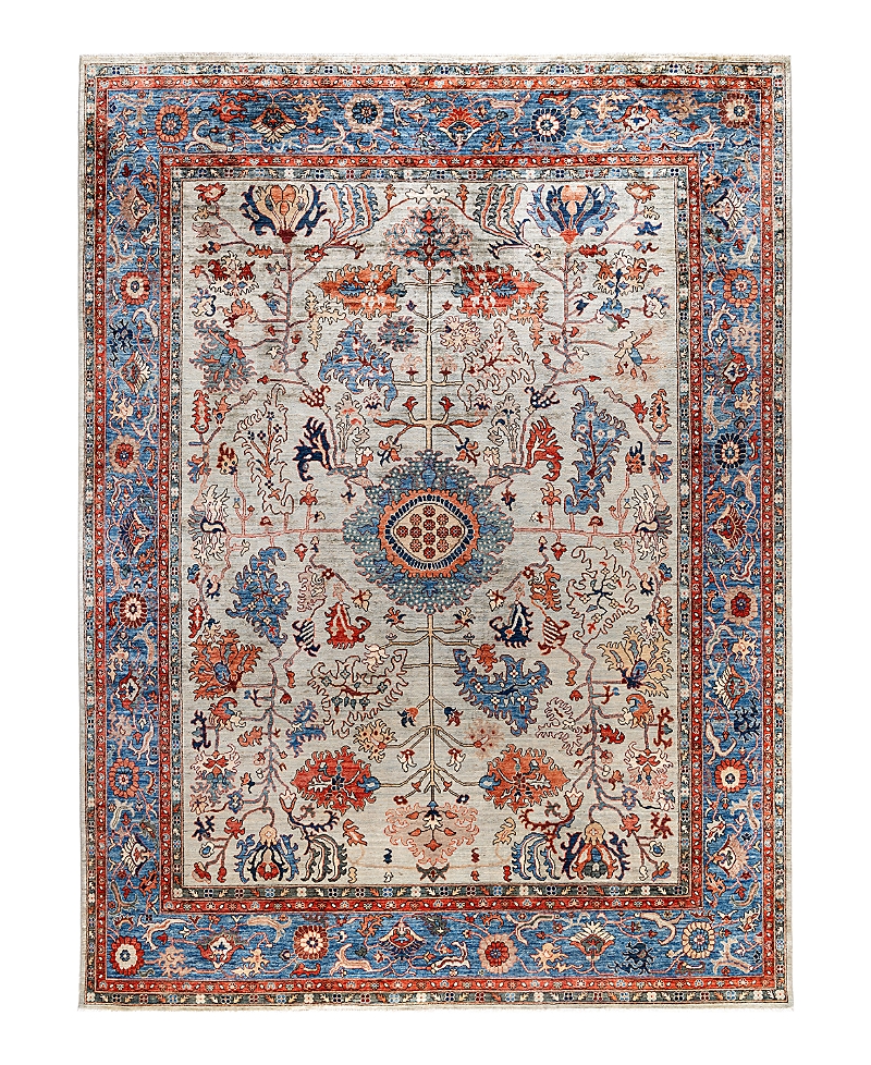 Bloomingdale's Serapi M0103-137 Area Rug, 9'1x12'1 In Blue