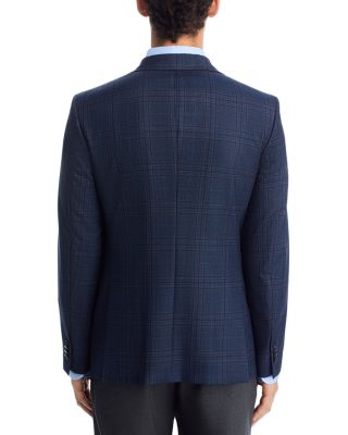 Slim Fit Plaid Sport Coat