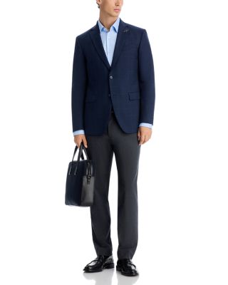 Slim Fit Tonal Plaid Sport Coat