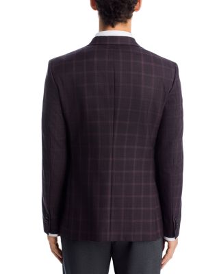 Slim Fit Tonal Plaid Sport Coat