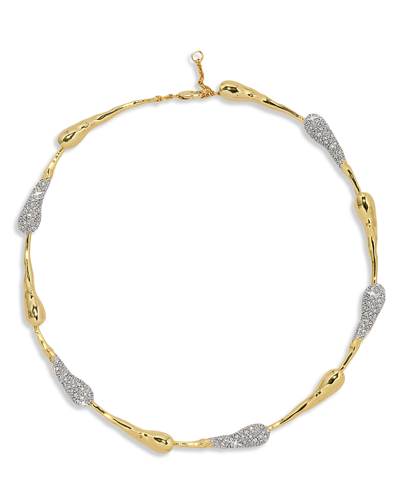 Alexis Bittar Alexis Bitar Solanales Pave Dewdrop Collar Necklace, 16-17 In Gold
