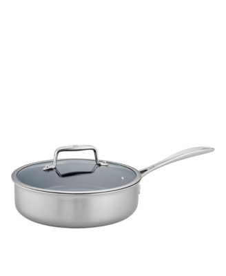 Clad CFX 10-Piece Stainless Steel Ceramic Nonstick Cookware Set 