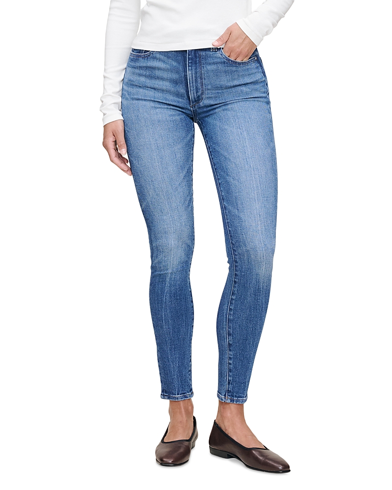 Dl1961 Farrow Skinny High Rise Instasculpt Ankle Jeans In Blue Horizon