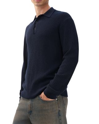 Crawford Wool & Cashmere Blend Polo Sweater